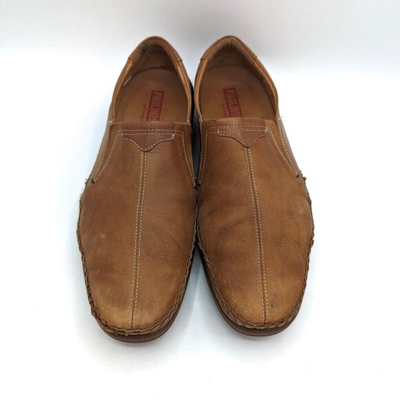 Mens Pikolinos San Telmo Brandy Brown Leather Slip On Loafer Sz 13 (46) Mocassin main image 4